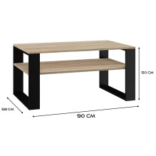 Topeshop MODERN 1P SON CZ coffee / side / end table Coffee table Rectangular shape 2 leg(s)