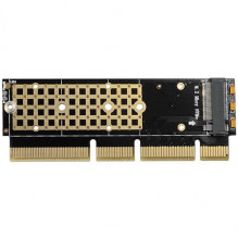 AXAGON PCEM2-1U PCI-E 3.0 16x - M.2 SSD NVMe, iki 80 mm SSD, žemo profilio 1U