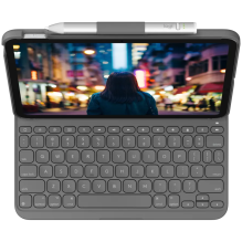 LOGITECH Slim Folio for iPad (10th gen) - GREY - NORDIC