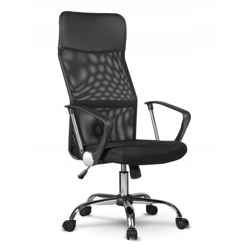 Topeshop KRZESŁO NEMO CZARNE office / computer chair Padded seat Mesh backrest