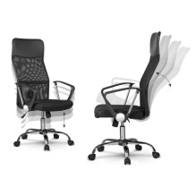 Topeshop KRZESŁO NEMO CZARNE office / computer chair Padded seat Mesh backrest