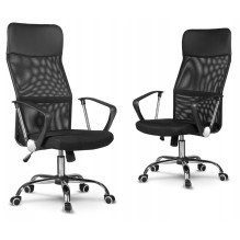 Topeshop KRZESŁO NEMO CZARNE office / computer chair Padded seat Mesh backrest