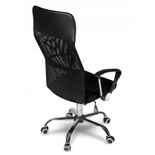 Topeshop KRZESŁO NEMO CZARNE office / computer chair Padded seat Mesh backrest