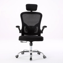 Topeshop FOTEL DORY CZERŃ office / computer chair Padded seat Mesh backrest