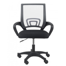 Topeshop FOTEL MORIS SZARY office / computer chair Padded seat Mesh backrest