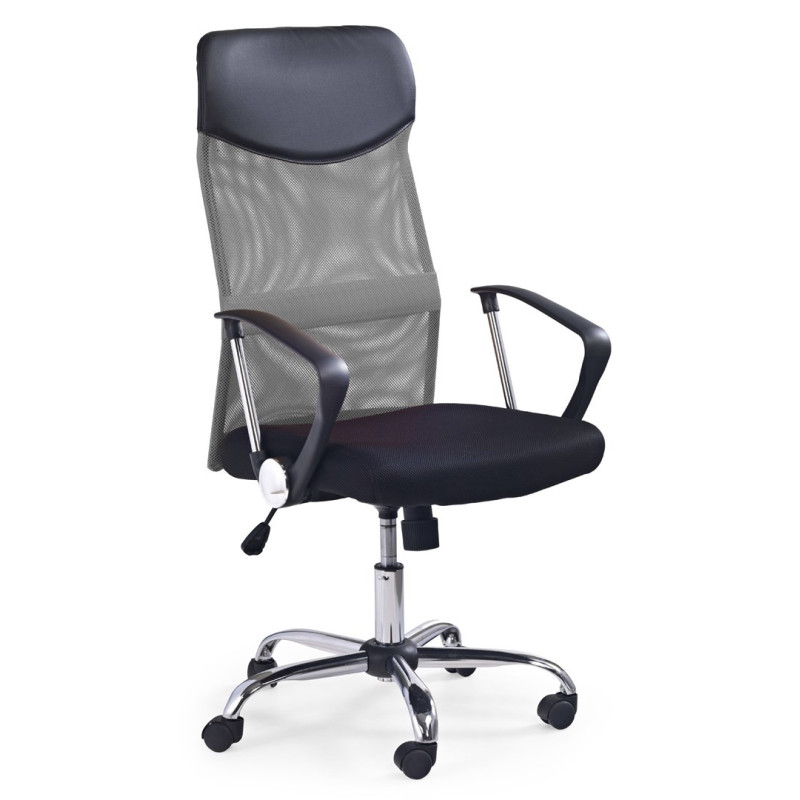 Topeshop KRZESŁO NEMO SZARE office / computer chair Padded seat Mesh backrest