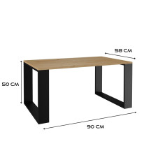 Topeshop MODERN ART CZ coffee / side / end table Coffee table Rectangular shape 2 leg(s)