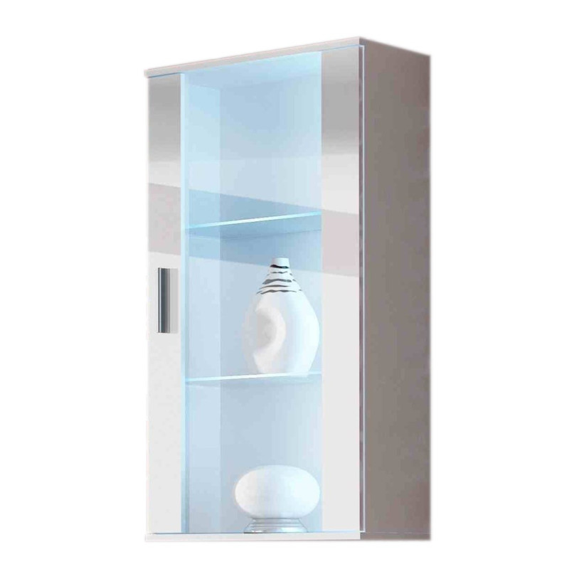 Cama hanging display cabinet SOHO white / white gloss