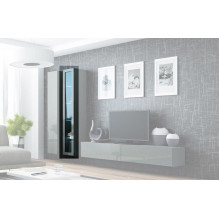 Cama Glass-case VIGO '180' 180 / 40 / 30 grey / grey gloss