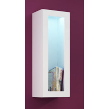 Cama Cabinet VIGO &quot;90&quot; glass 90 / 35 / 32 white / white gloss