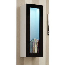 Cama Cabinet VIGO &quot;90&quot; glass 90 / 35 / 32 white / black gloss