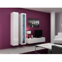 Cama Glass-case VIGO '180' 180 / 40 / 30 white / white gloss