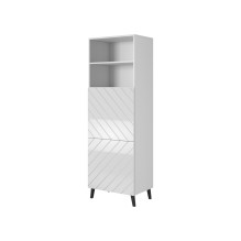 Cabinet ABETO 60x40x176.5 cm white / gloss white