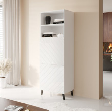 Cabinet ABETO 60x40x176.5 cm white / gloss white