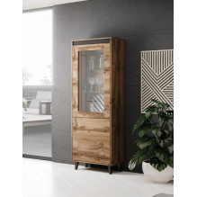 Cabinet NORD 60x38x182.5 cm oak wotan / anthracite