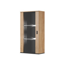 Cama hanging display cabinet SOHO lefkas oak / black