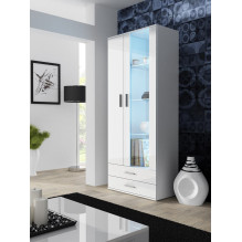 Cama display cabinet SOHO S6 2D2S white / white gloss