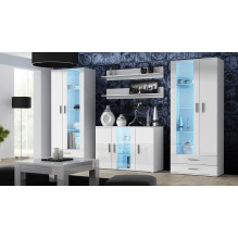 Cama display cabinet SOHO S6 2D2S white / white gloss