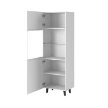 Display cabinet PAFOS 60x40x182 cm white matt