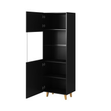 Display cabinet PAFOS 60x40x182 mat black