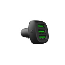 Green Cell CADGC01 PoweRide Car charger 54W 3x USB 18W Ultra Charge