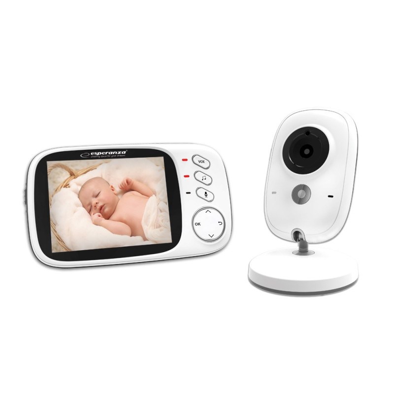 Esperanza EHM002 LCD Baby Monitor 3,2&quot; White