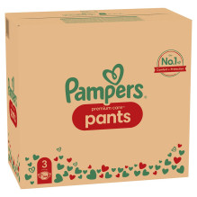 PAMPERS Premium Pants sauskelnės 3 dydis, 6-11kg, 144vnt