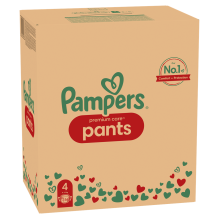 PAMPERS Premium Pants nappies Size 4, 9-15kg, 114pcs