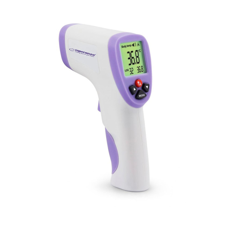 Esperanza ECT002 digital body thermometer Remote sensing thermometer Purple, White Ear, Forehead, Oral, Rectal, Underarm