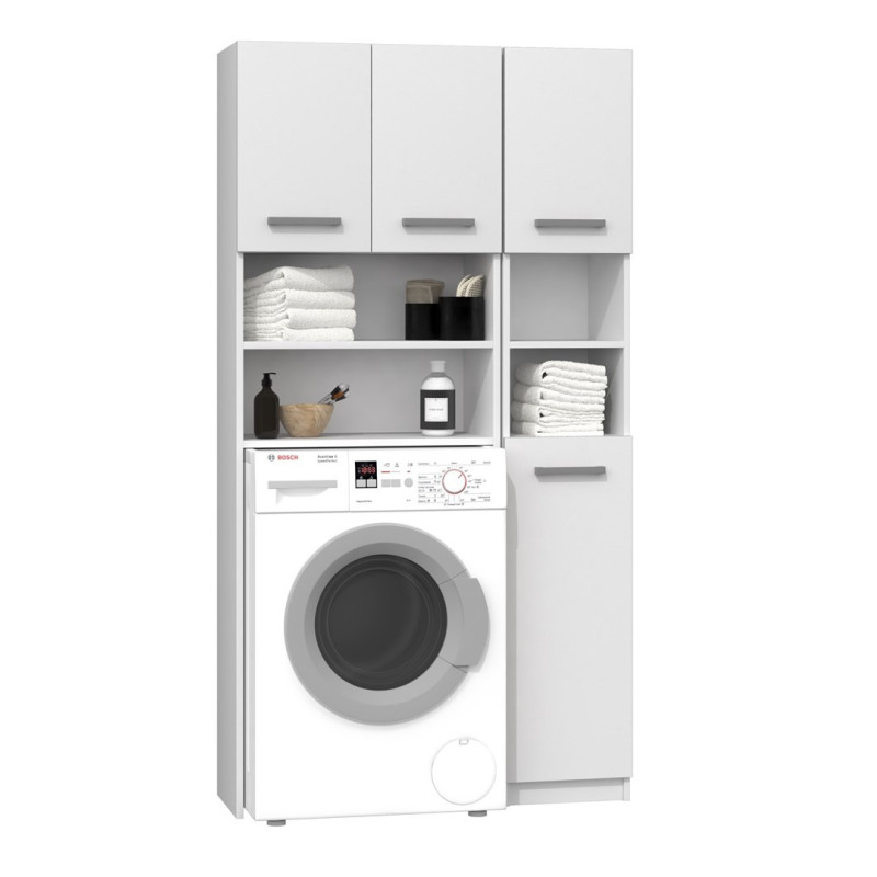 Topeshop ZESTAW MARPOL BIEL bathroom storage cabinet White