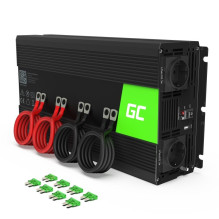 Green Cell INV12 power adapter / inverter Auto 3000 W Black