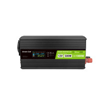 Green Cell PowerInverter LCD 12V 500W / 10000W car inverter with display - pure sine wave
