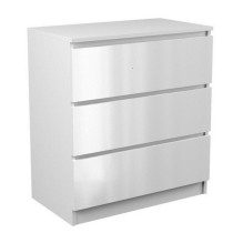 Topeshop M3 GLOSS WHITE chest of drawers