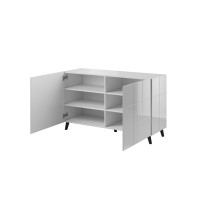 Cama sideboard 2D REJA white gloss / white gloss