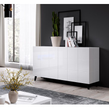 Cama sideboard 2D REJA white gloss / white gloss