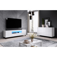 Cama sideboard 2D REJA white gloss / white gloss