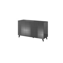 Cama sideboard 2D REJA graphite grey gloss / graphite grey gloss