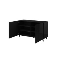 Cama sideboard 2D REJA black gloss / black gloss