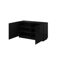 Cama sideboard 2D REJA black gloss / black gloss