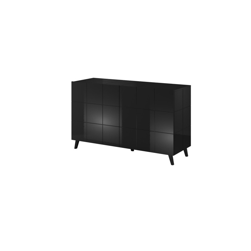 Cama sideboard 2D REJA black gloss / black gloss