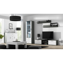 Cama living room sideboard UNI grey / white gloss