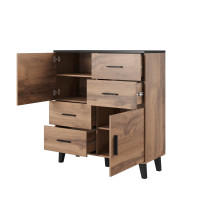 Cama sideboard LOTTA 110 2D4S wotan oak / mat black