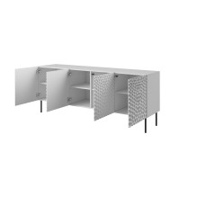 HOLE chest 190x40.5x74.5 cm white matt