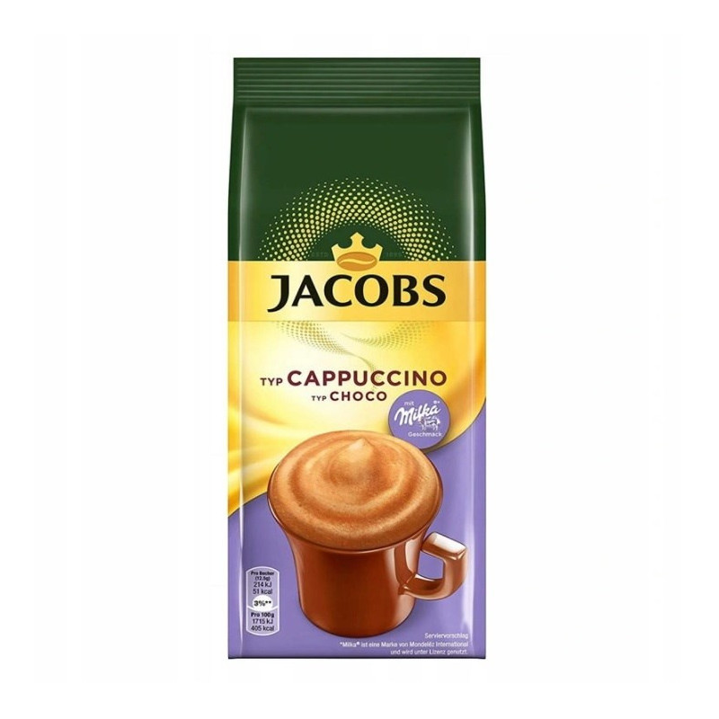 Jacobs Cappuccino Choco Milka tirpi kava 500 g