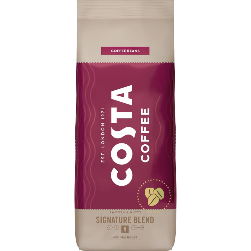 Costa Coffee Signature Blend Vidutinės kavos pupelės 1kg