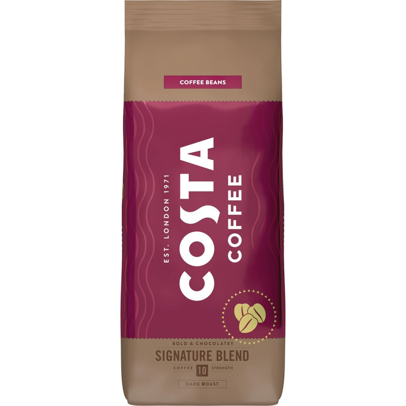 Costa Coffee Signature Blend Tamsios kavos pupelės 1kg