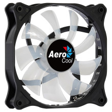 Aerocool COSMO12FRGB PC ventiliatorius 12cm LED RGB Molex jungtis Silent Black