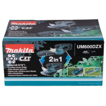 Makita UM600DZX akumuliatorinė žolės žirklės juoda, mėlyna 12 V