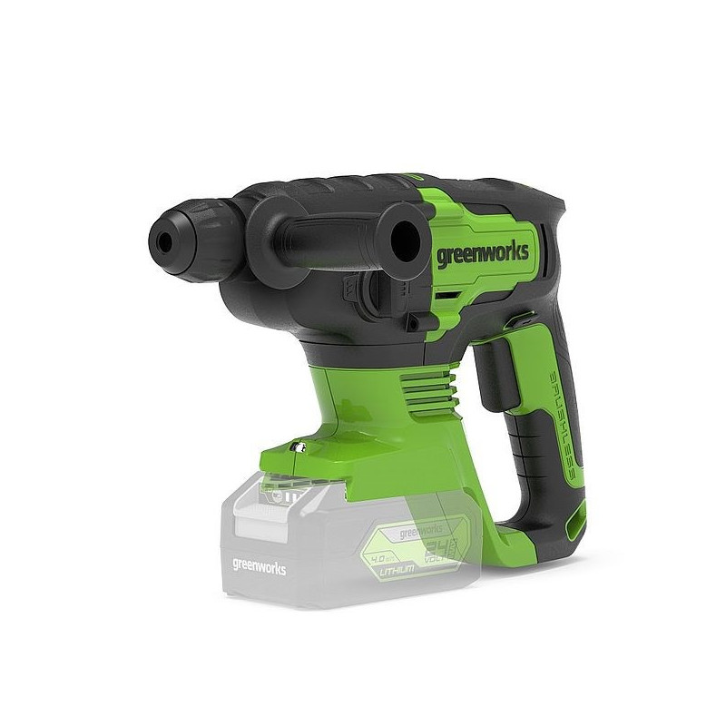 24V Greenworks hammer drill GD24SDS2 - 3803007