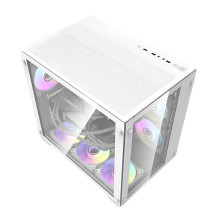 Computer case Darkflash C285 with logo (White)